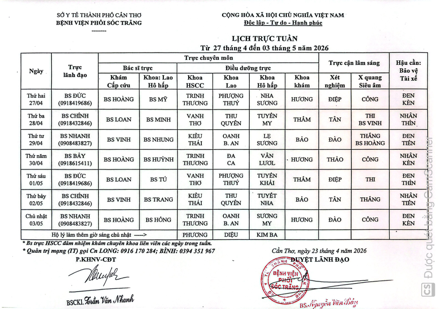 Lich tuan 27 3 den 3 thang 5